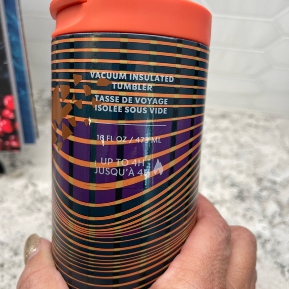 Starbucks Fall 2024 Black and Orange Halloween SS Bottle Tumbler.NWT. HTF. Rare! - Picture 4 of 9